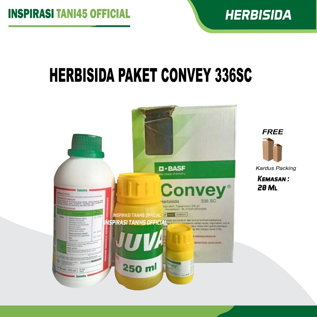 Herbisida Convey 20ml Pengendali Gulma Jagung/Paket Herbisida Convey Pengendali Gulma  Jagung/Gulma