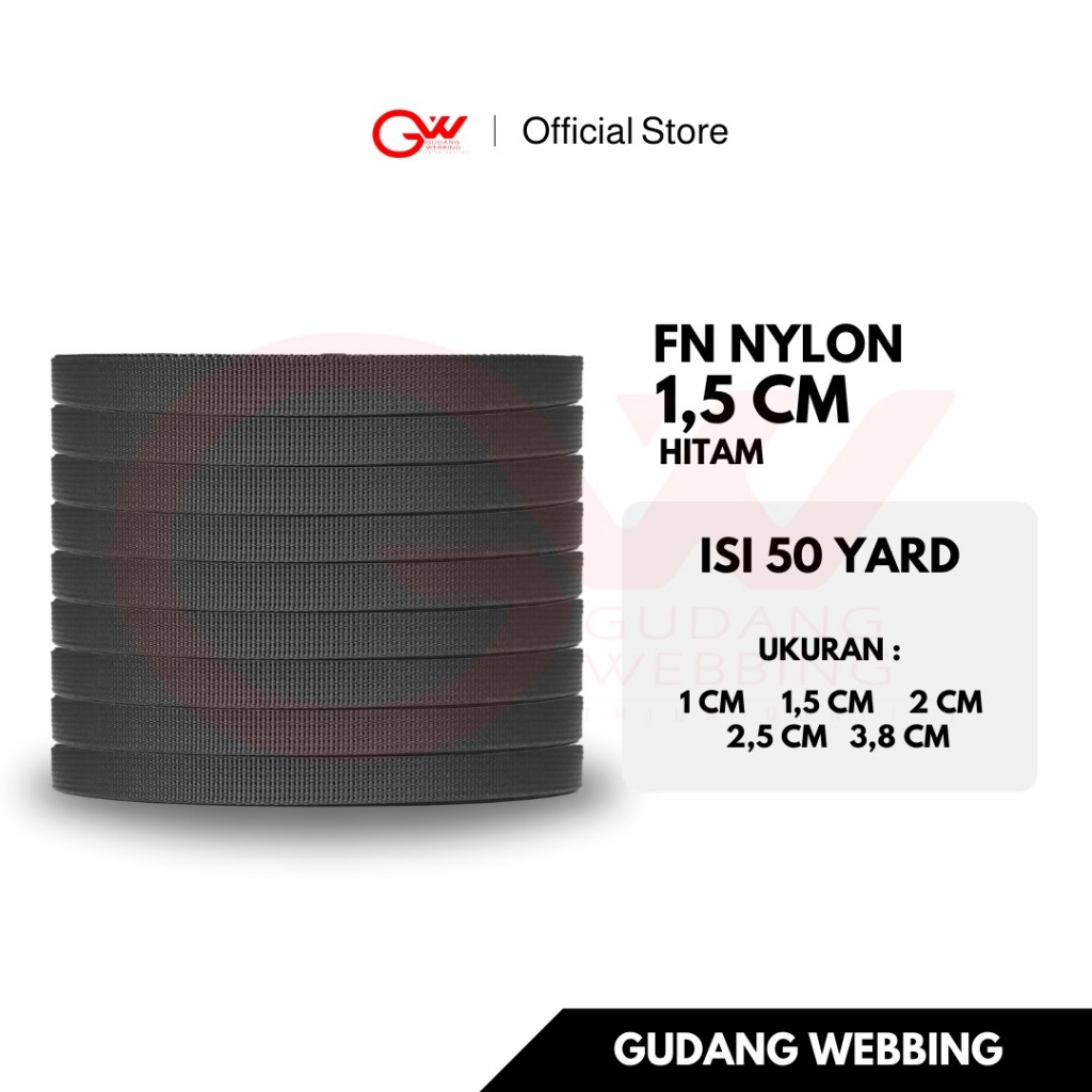 Webbing LTG - FN Nylon 1,5cm