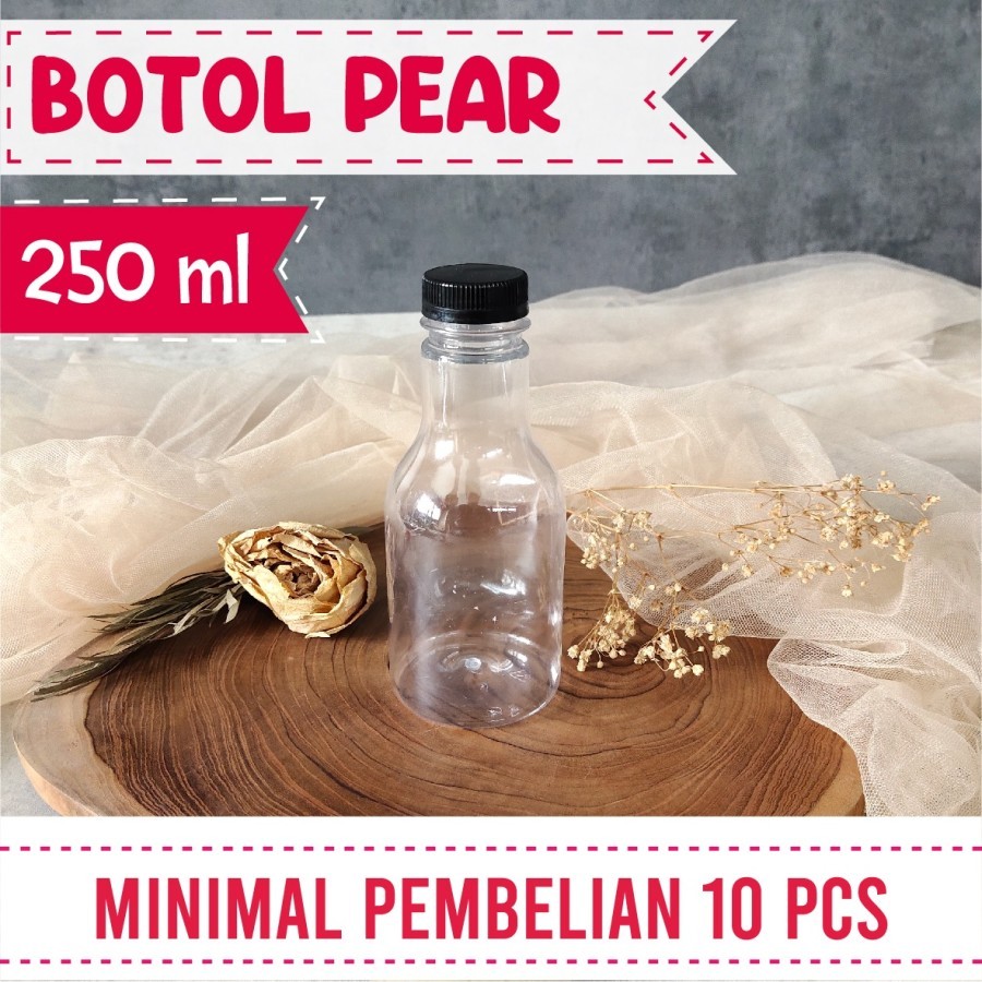 botol plastik pear 250ml botol minum pear 250ml botol minuman 250