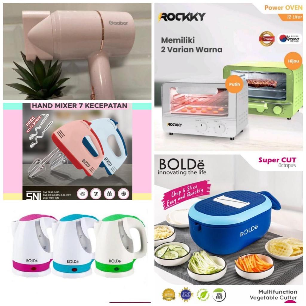 GOTO GAABOR BOLDE ROCKKY DORAHOMI GMBEAR TUNGKU OVEN LISTRIK ELECTRIC PAN POT MECHANIC 1,8 12 L SUPE