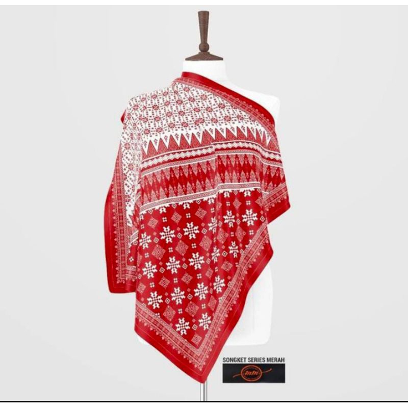 jilbab kemerdekaan 2023 / voal motif / voal motif merah putih