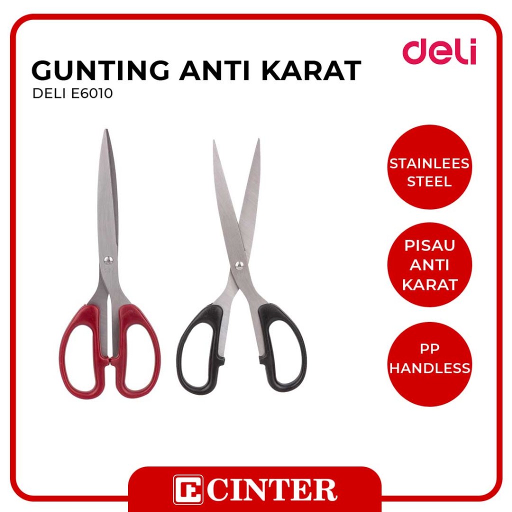 

DELI - GUNTING KERTAS STAINLESS STELL ANTI KARAT E6010
