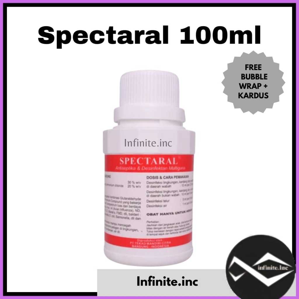 SPECTARAL 100 ml (Glutaraldehyd 30%) antiseptik dan desinfektan ampuh