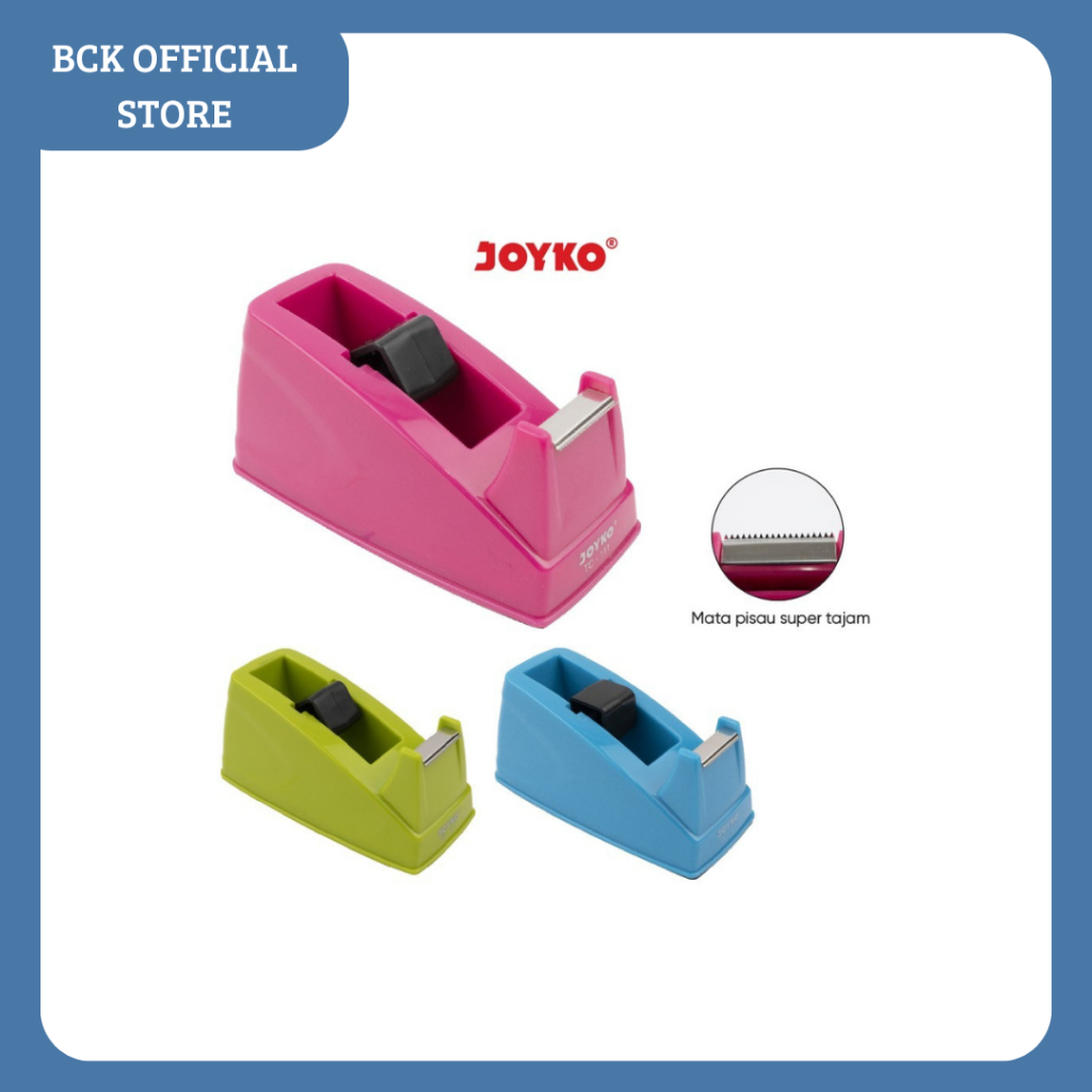 

Tape Dispenser - Tape Cutter Joyko TC-111 Isolasi Solatip Kecil