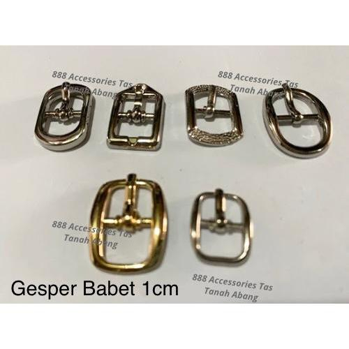 ( 6 PCS ) Ring Jarum Gesper 1 cm / 10 mm Tas, Sandal, Sepatu Import