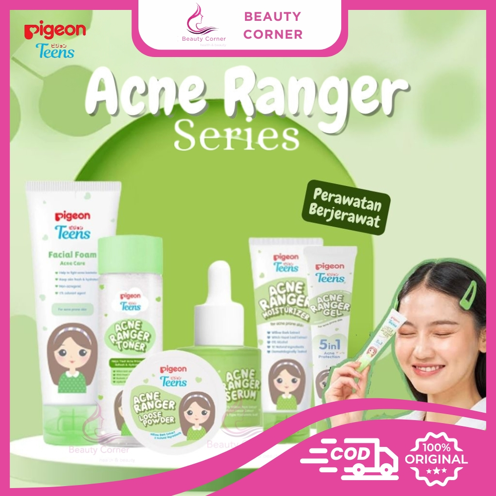 Pigeon Teens Acne Ranger Series (Serum/Toner/Gel/Moisturizer)