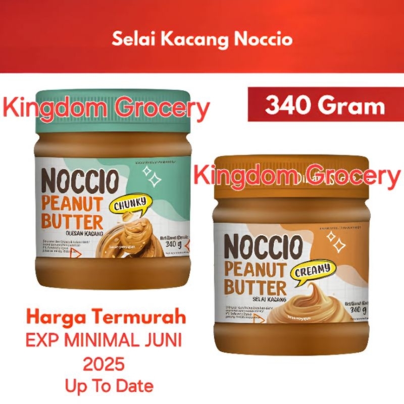 

NOCCIO PEANUT BUTTER/SELAI KACANG ORIGINAL 340GR