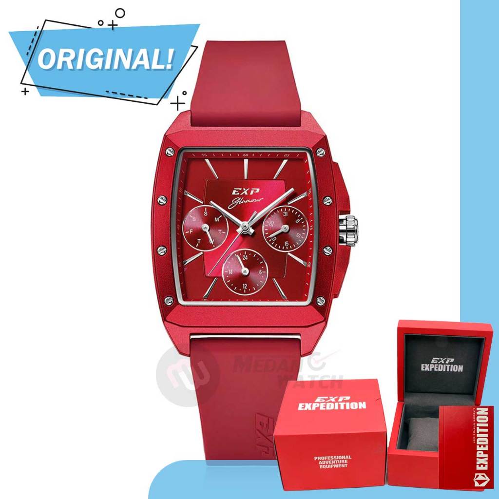 Jam Tangan Wanita Analog Expedition 6636BF E6636 E 6636 BF 6636 BFRSSREAL Original Garansi Resmi