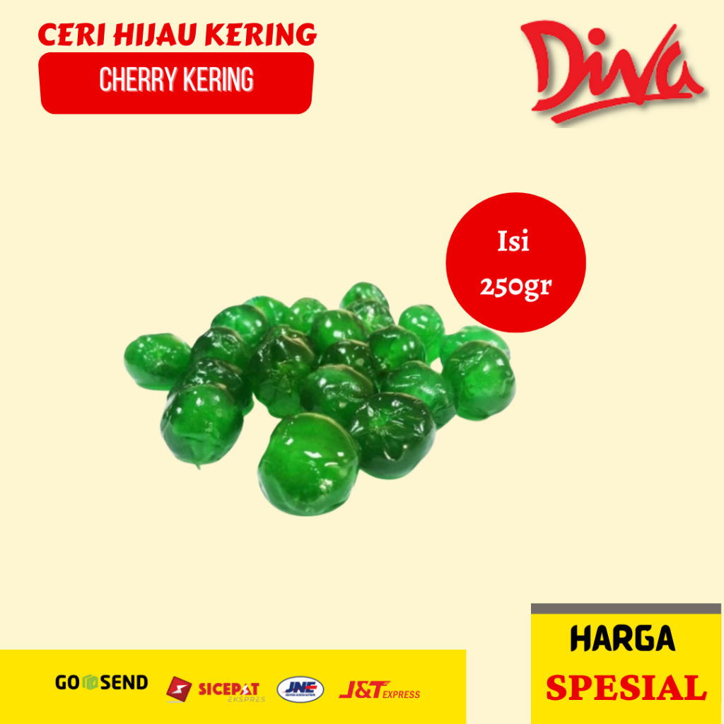 

Ceri Kering | Cherry Hijau / Merah Kering tanpa tangkai 250gr