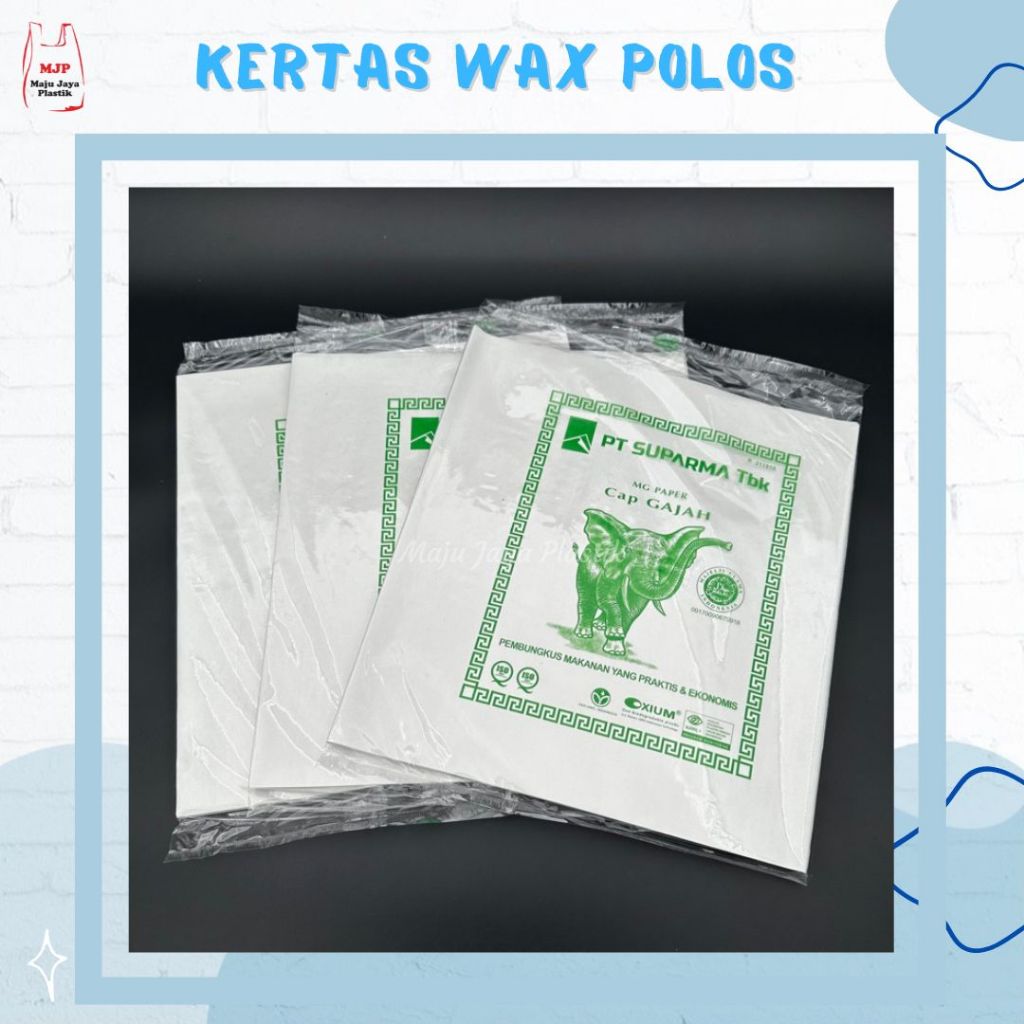 

(Isi 100pcs) Wax Paper Polos Bungkus Nasi Kfc Gorengan Burger Brownies Kentang Laminasi Kertas