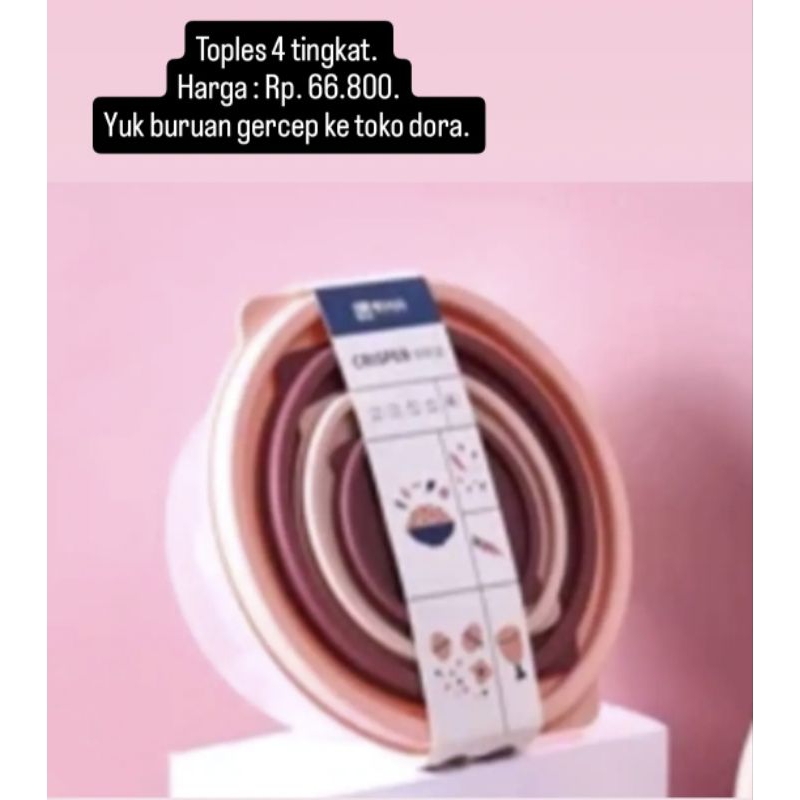 TOPLES, TOPLES 4 TINGKAT, TOPLES BERSUSUN, TOPLEN KEKINIAN, TOPLES TERBARU.