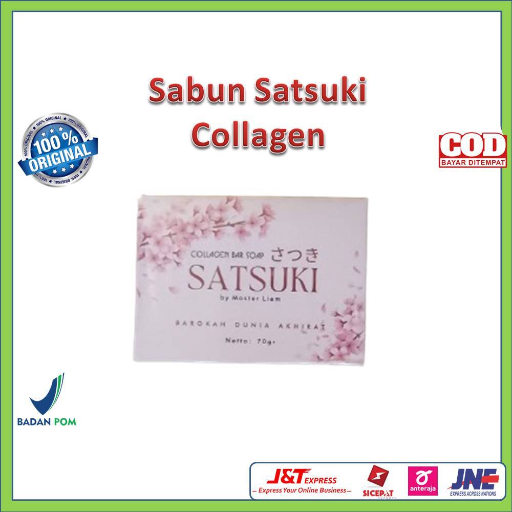 Sabun Satsuki Collagen Bar Soap Original BPOM