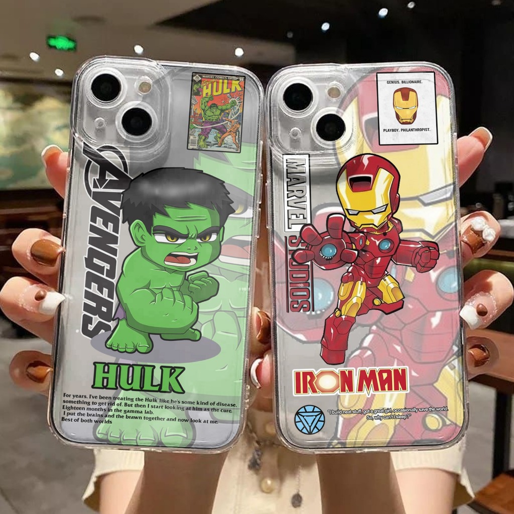 SOFTCASE BENING CLEAR CASE REDMI 9C 9A A1 NOTE 12 4G POCO M3 POCO M5 SERIES MARVEL KEREN 04 - MONSTE