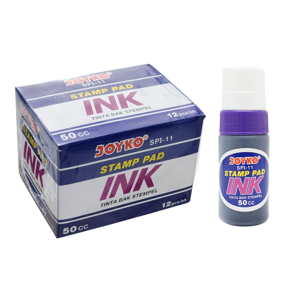 

1 LSN / 12 Pcs Stamp Pad Ink / Tinta Stempel Joyko SPI-11 ~ 15