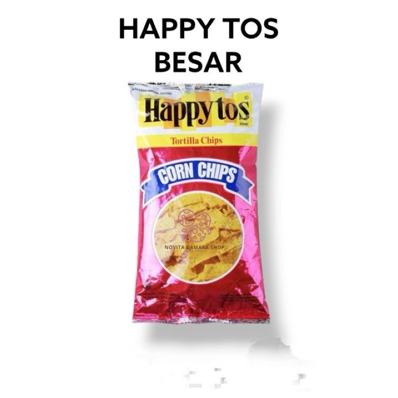 

HAPPY TOS MERAH - HAPPY TOS CORN CHIPS MERAH/HIJAU 140GR