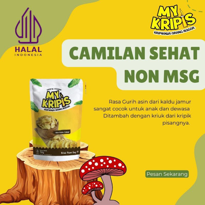 

My Kripis (Kripik Pisang) Varian Rasa Snack Jajanan Oleh-oleh