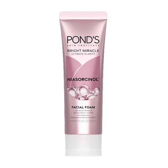 Ponds bright miracle facial foam  PONDS BRIGHT BEAUTY SERUM FACIAL WASH