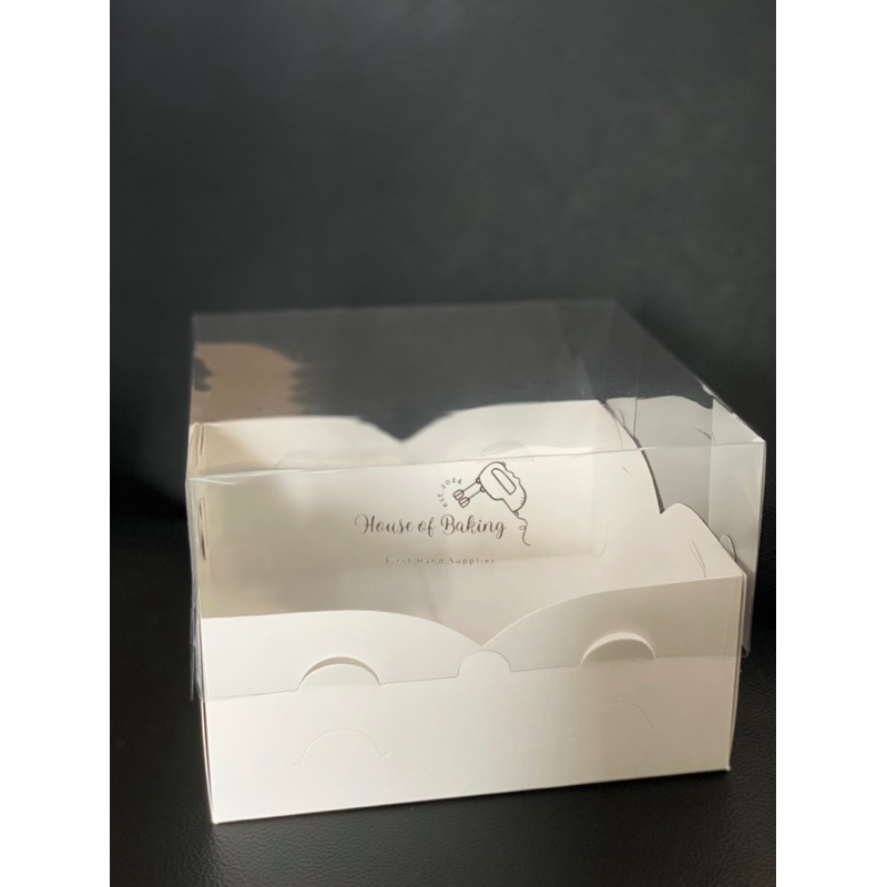 

HOB Box Kue size 20 & 22 Dengan Tutup Mika Transparan / Box Mika Cake Adjustable Premium