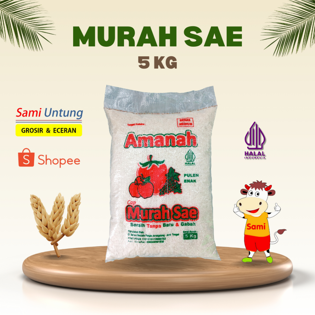 

Beras Murah Sae @5KG - SSP Sami Untung