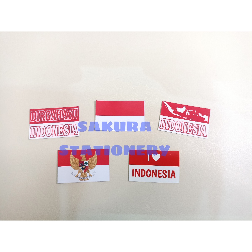 

Sticker Pipi / Tempelan Pipi / Sticker Merah Putih Lembar