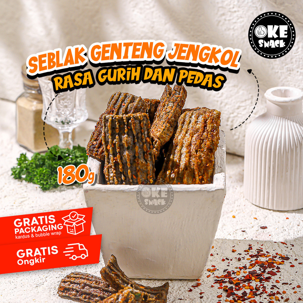 

Seblak Genteng Jengkol Kerupuk Seblak Genteng 180g