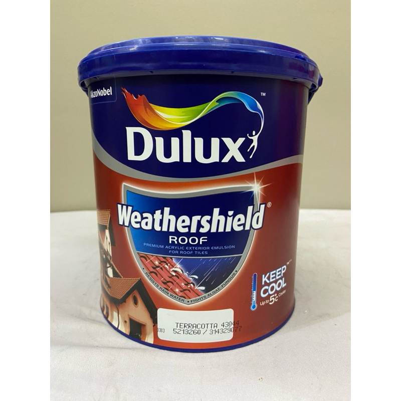 CAT GENTENG EXTERIOR/CAT ATAP/CAT DULUX WEATHERSHIELD ROOF 2,5 LTR