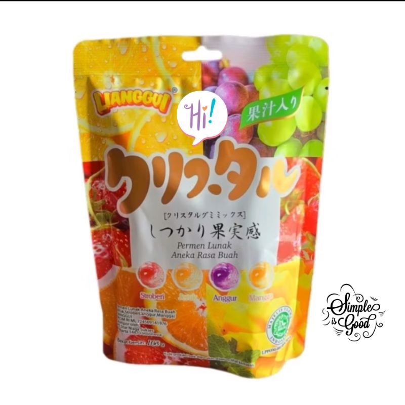 

LIANGGUI PERMEN LUNAK/ ANEKA RASA GUMMY FRUIT JELY @108 GR