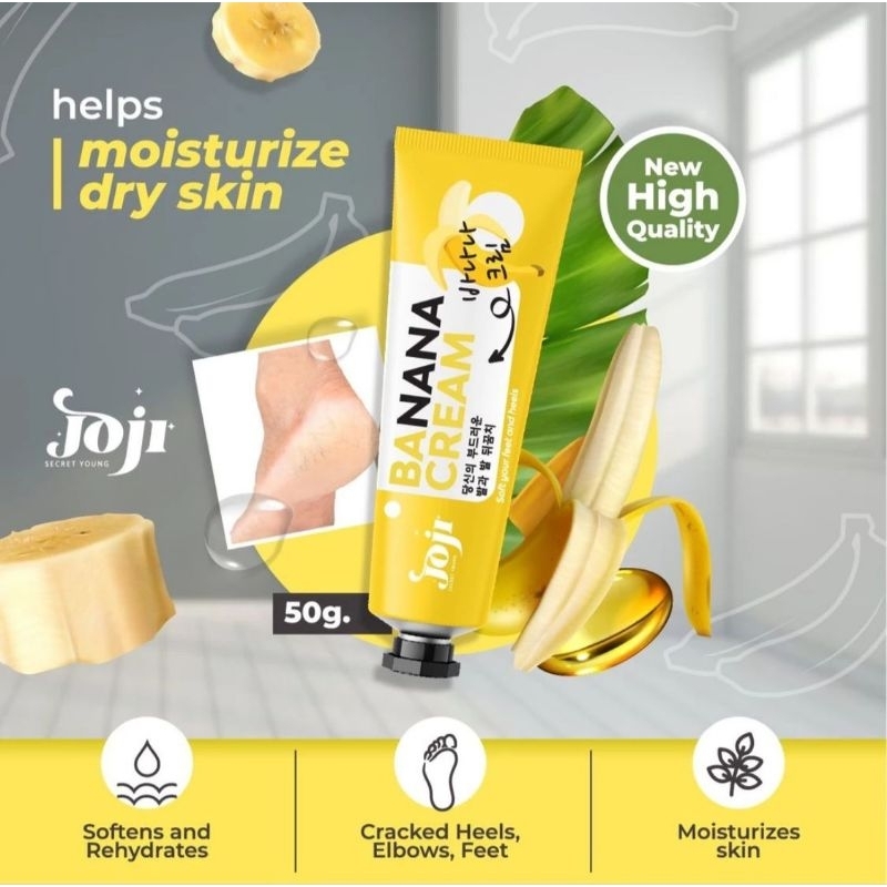 Joji Secret Young Soft Your Feet & Heels Banana Cream ORIGINAL