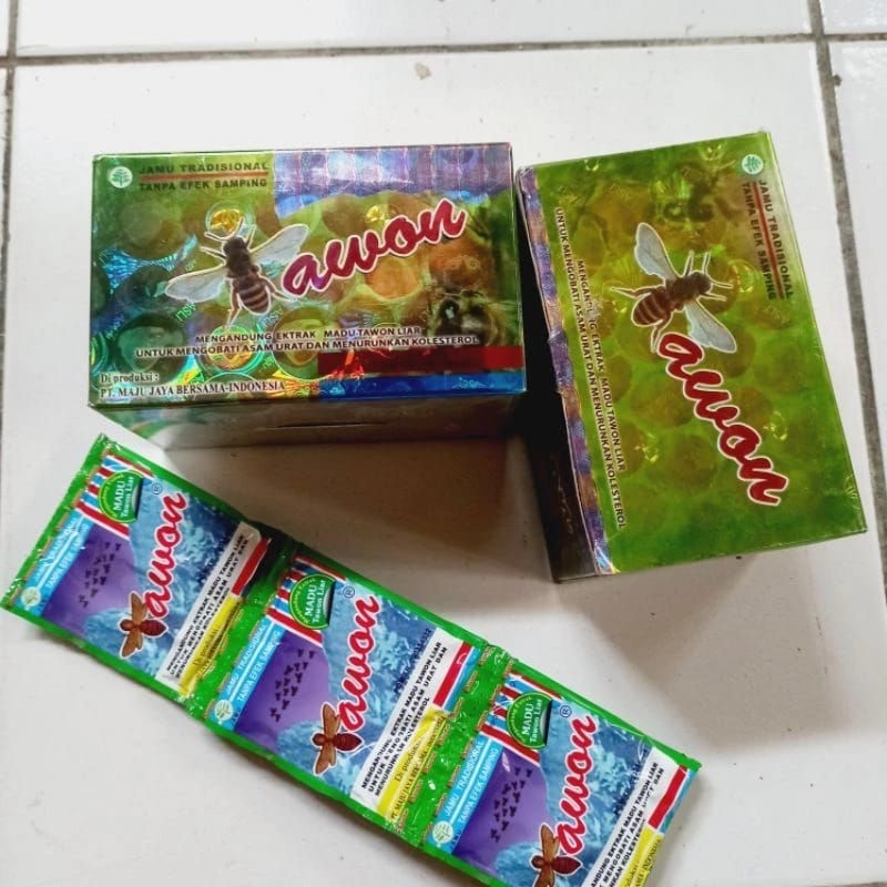 

ASLI TAWON SERBUK jamu herbal 1 box isi 20 sachet TWS SERBUK