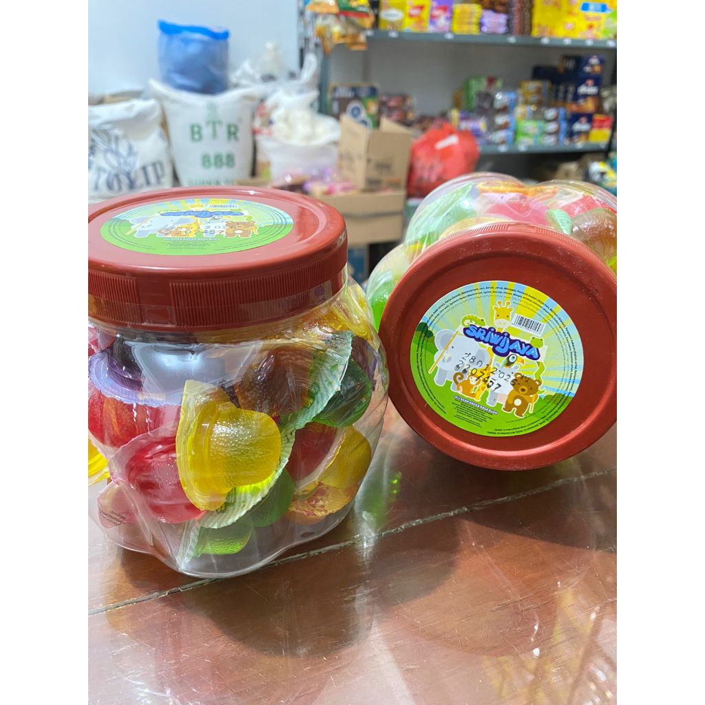 

Sriwijaya Jelly Agar Aneka Rasa Buah isi ±50 Pcs