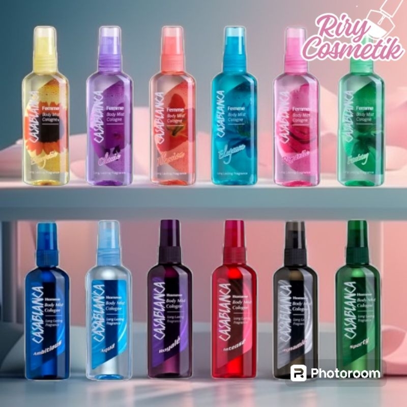 [TERMURAH]CASABLANCA BODY MIST COLOGNE/PARFUM CASABLANCA 50ML