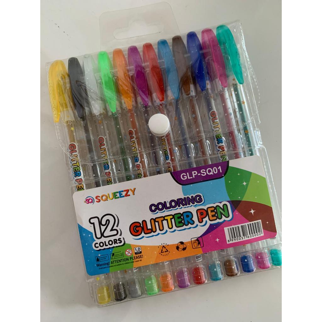 

Pena Glitter Satu Paket 12 Warna