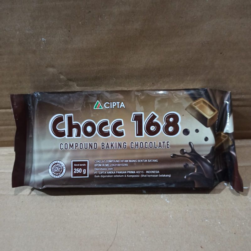 

Chocc 168 250gr/ Coklat Batangan 250gr / Coklat Lumer / Coklat es kulkul