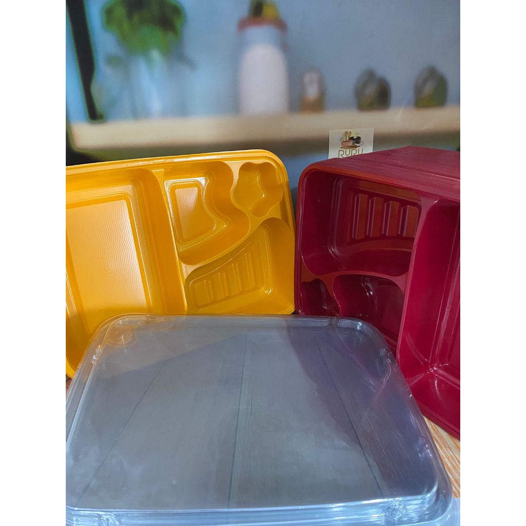Kotak Nasi bento plastik isi 10