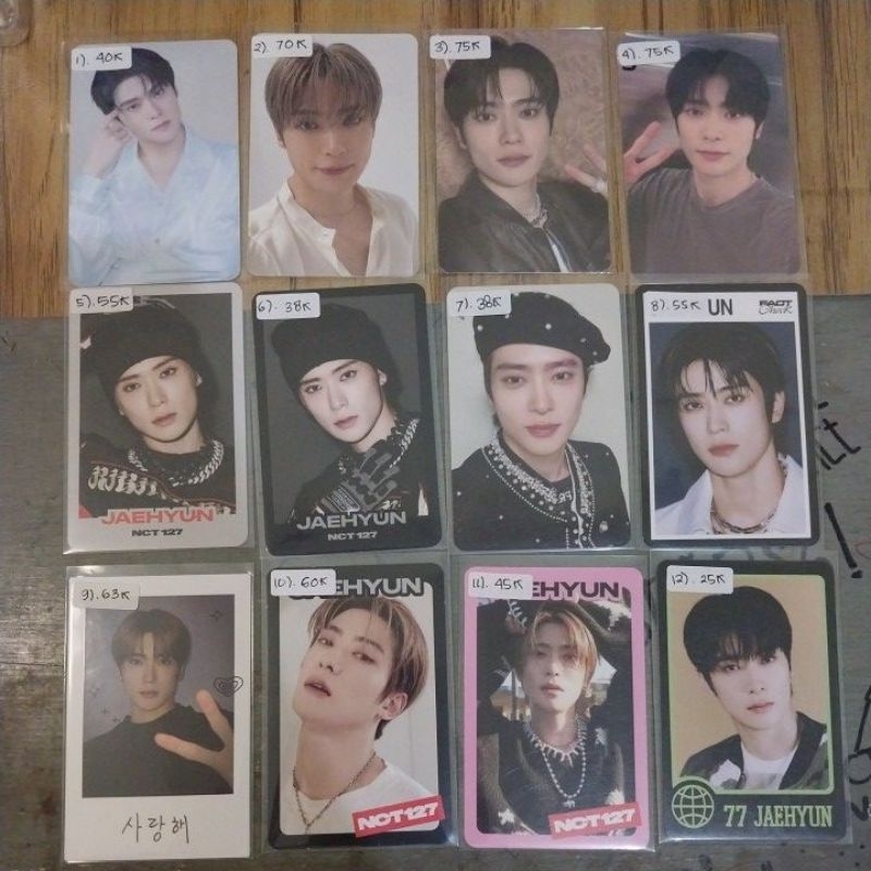 PHOTO CARD OFFICIAL JAEHYUN NCT