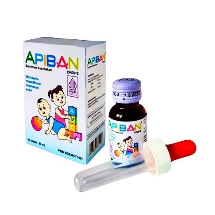 Apiban Drops 15 ml - Vitamin DHA - Vitamin Otak Bayi & Anak