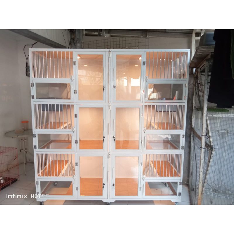 kandang kucing 6kamar