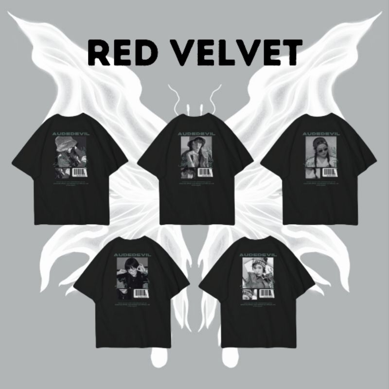 VEMTUS T-SHIRT RED VELVET AUDEDEVIL JOY IRENE YERI SEULGI WENDY