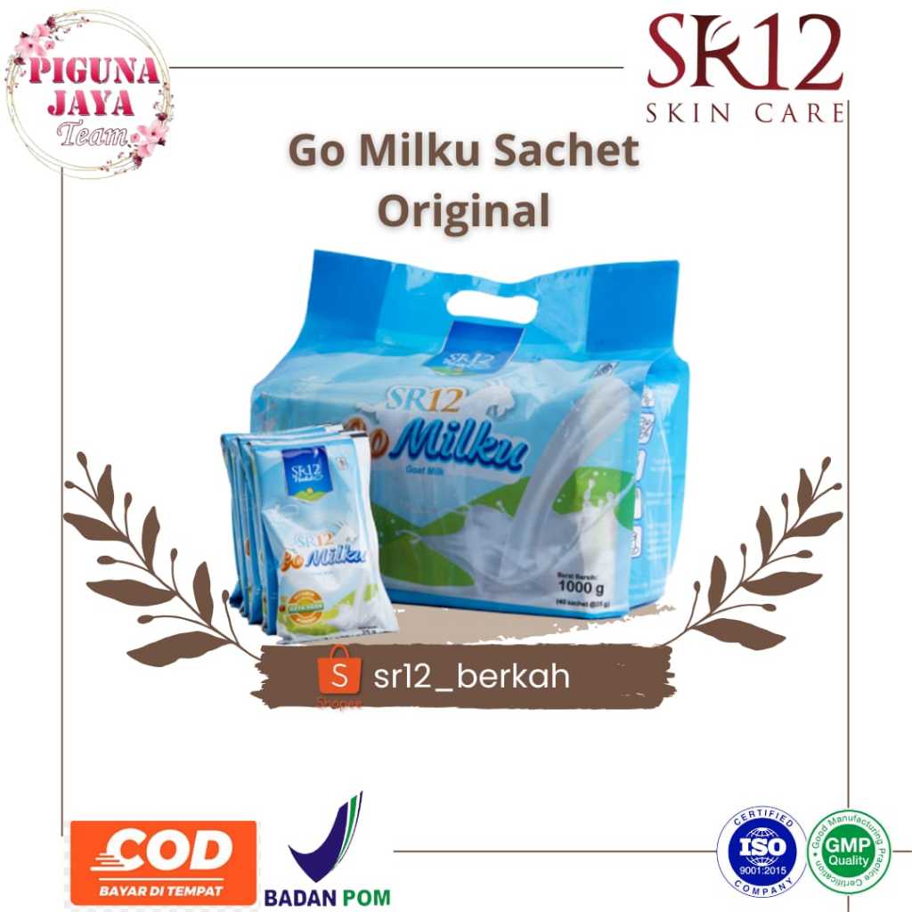 

Go Milku Package Sachet SR12 Susu Kambing Etawa