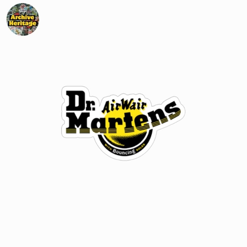 

sticker Dr Martens air ways bouncing soles logo brand shoes stiker