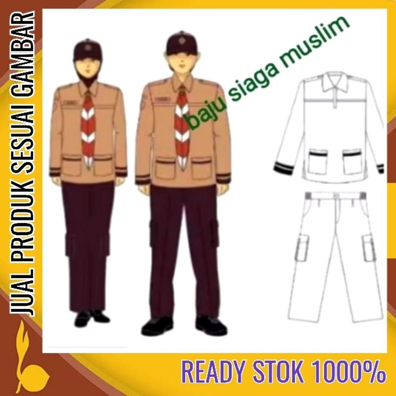 Baju pramuka siaga muslim