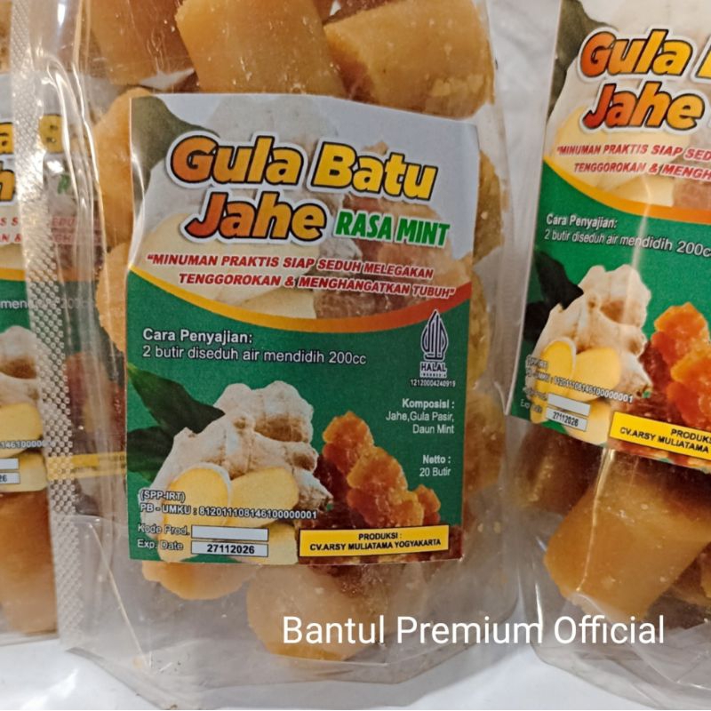 

Gula Batu Jahe Rasa Mint /Minuman Herbal Tradisional Alami