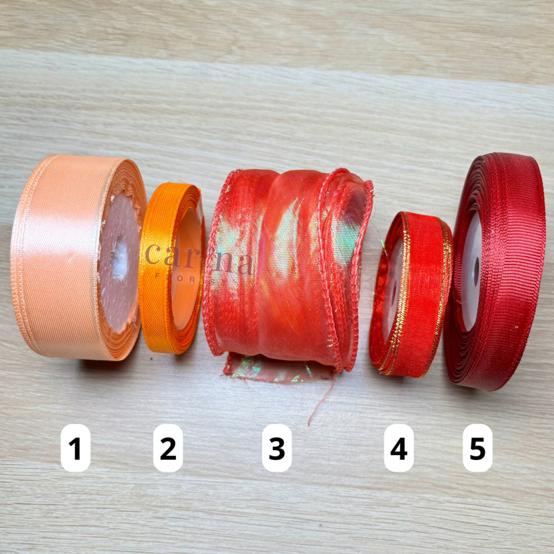 

Pita Satin Pita Hologram Pita Organdi Pita Grossgrain [ECER PER METER]