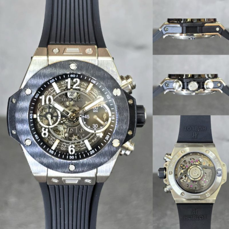 HUBLOT BIG BANG UNICO TITANIUM CERAMIC BBF CLONE QUALITY AUTOMATIC #jamtanganpria #hublot