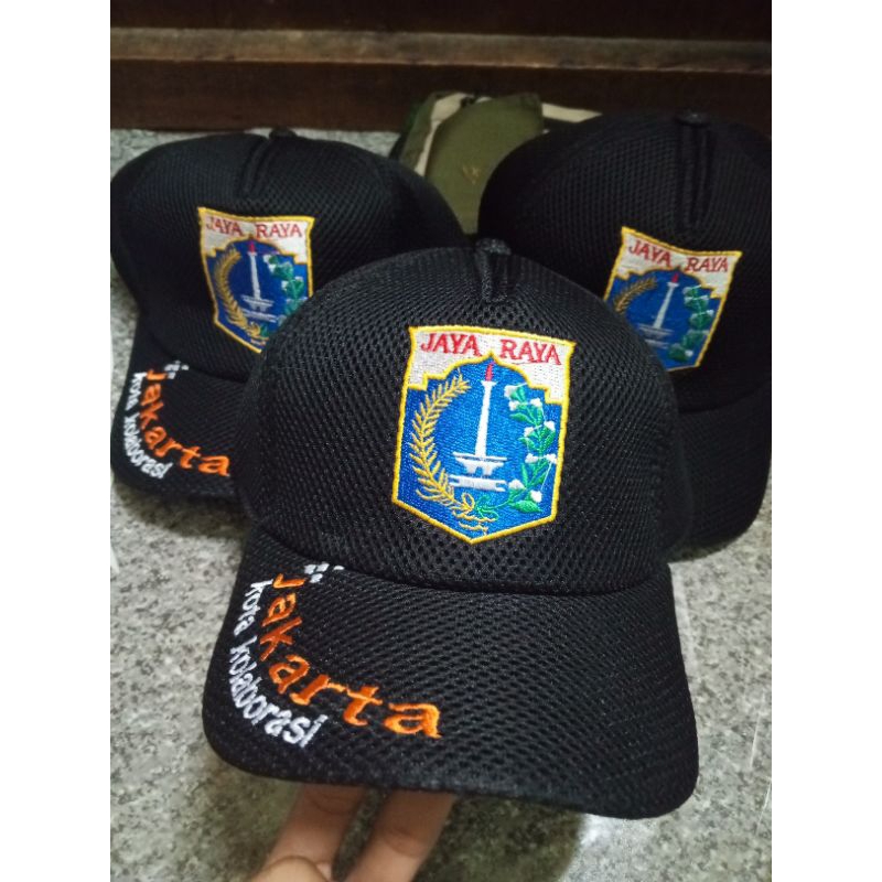 TOPI BORDIR LOGO JAKARTA JAYA RAYA
