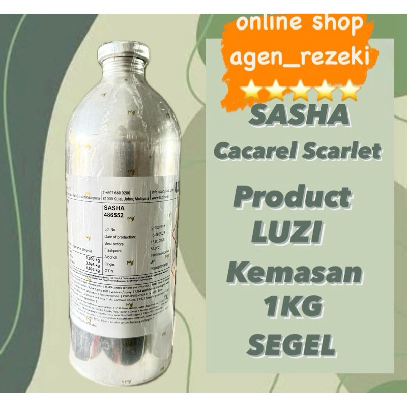 SASHA LUZI 1KG SEGEL CACAREL SKARLET