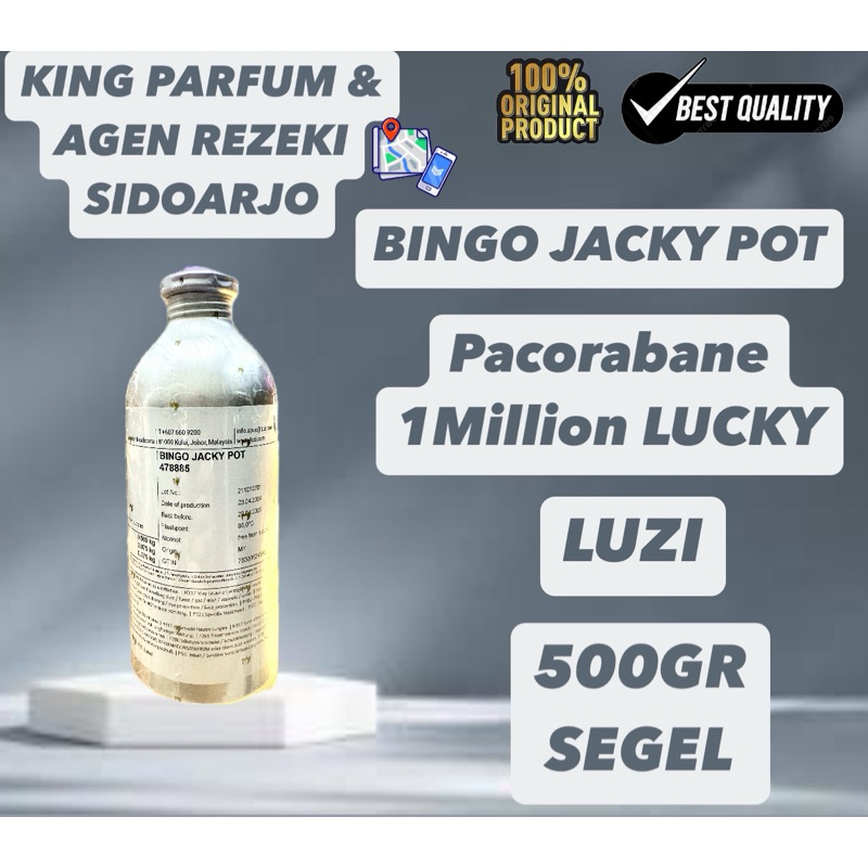 BINGO JACKY POT BY LUZI 500GR SEGEL PCRBN ONE MILLION LUCKY