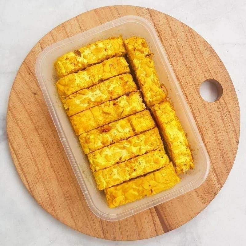 

TEMPE / TAHU UNGKEP BUMBU KUNING ISI 10
