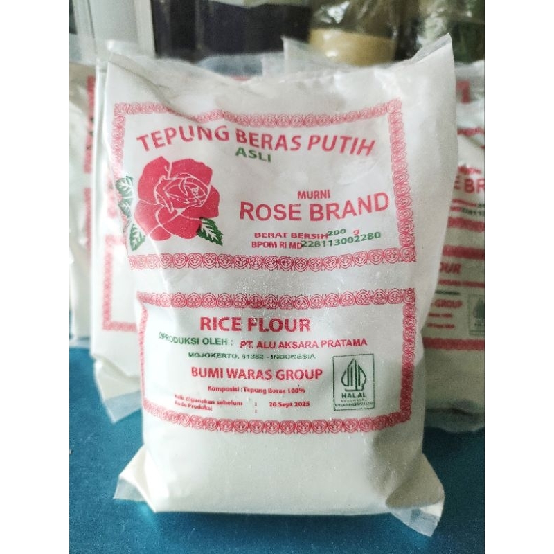 

Tepung Beras Putih Rose Brand 200 Gr