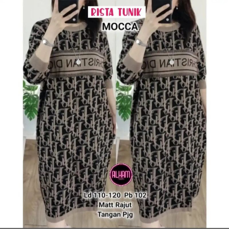 TUNIK RAJUT PREMIUM CD LENGAN PANJANG